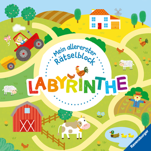 Ravensburger Mein allererster Rätselblock – Labyrinthe – Rätselblock für Kinder ab 3 Jahren von Bailey,  Susannah, Dudziuk,  Kasia, Zollickhofer,  Jessika