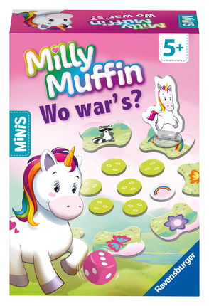 Ravensburger Minis Spiel 24570 – Milly Muffin, Wo War’s? Merkspiel für Kinder ab 5 Jahren