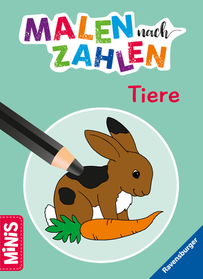 Ravensburger Minis: Tiere – Malen nach Zahlen von Merle,  Katrin