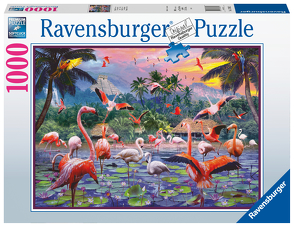 Ravensburger Puzzle – Pinke Flamingos – 1000 Teile