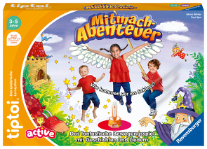 Ravensburger tiptoi ACTIVE Spiel 00130, Mitmach-Abenteuer, Bewegungsspiel ab 3 Jahren, mit Geschichten, schönen Liedern und lustigen Reimen von Ijon,  Paul, Winter,  Akina