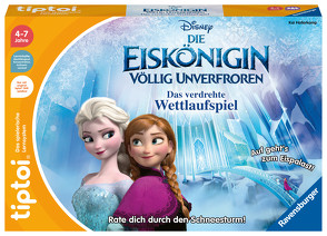 Ravensburger tiptoi Spiel 00116 – Disney Die Eiskönigin – Völlig Unverfroren: Das verdrehte Wettlaufspiel – Ein magisches Quiz-Spiel ab 4 Jahren von Haferkamp,  Kai