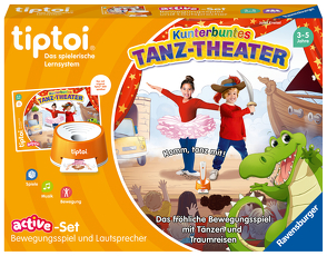 Ravensburger tiptoi® Spiel 00122 ACTIVE Set Kunterbuntes Tanz-Theater, Bewegungsspiel ab 3 Jahren von Kneisel,  Janet