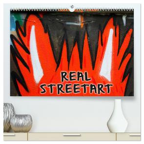 REAL STREETART (hochwertiger Premium Wandkalender 2024 DIN A2 quer), Kunstdruck in Hochglanz von Sachse,  Kathrin