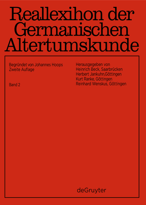 Reallexikon der Germanischen Altertumskunde / Bake – Billigkeit von Beck,  Heinrich, Geuenich,  Dieter, Hoops,  Johannes, Müller,  Rosemarie, Steuer,  Heiko