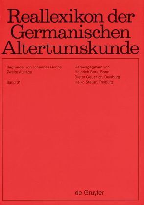 Reallexikon der Germanischen Altertumskunde / Tiszalök – Vadomarius von Beck,  Heinrich, Geuenich,  Dieter, Hoops,  Johannes, Müller,  Rosemarie, Steuer,  Heiko