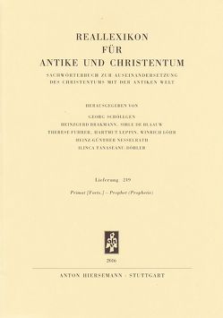 Reallexikon für Antike und Christentum