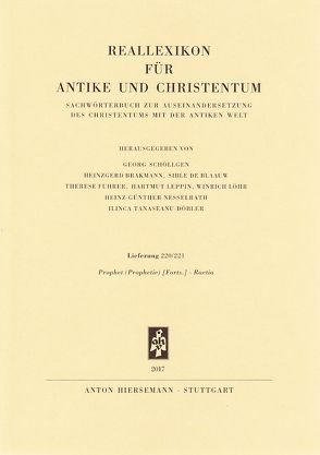 Reallexikon für Antike und Christentum