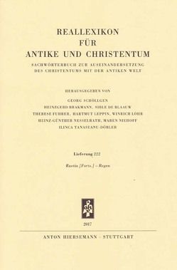 Reallexikon für Antike und Christentum