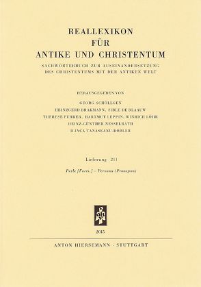 Reallexikon für Antike und Christentum