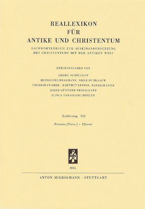 Reallexikon für Antike und Christentum