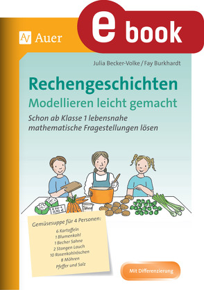 Rechengeschichten – Modellieren leicht gemacht von Becker-Volke,  Julia, Burkhardt,  Fay