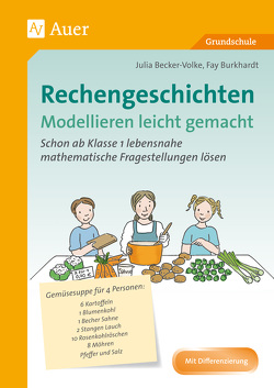 Rechengeschichten – Modellieren leicht gemacht von Becker-Volke,  Julia, Burkhardt,  Fay