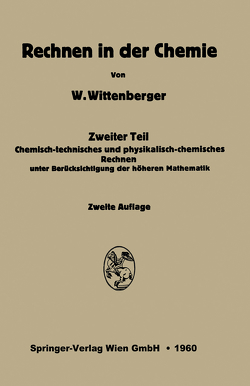 Rechnen in der Chemie von Wittenberg,  Walter