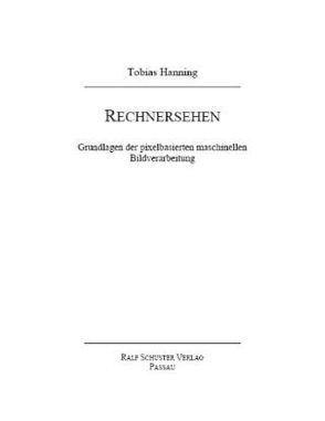 Rechnersehen von Hanning,  Tobias