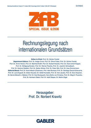 Rechnungslegung nach internationalen Grundsätzen von Krawitz,  Norbert