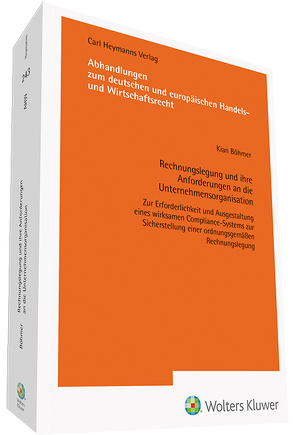 Rechnungslegung und ihre Anforderungen an die Unternehmensorganisation von Böhmer,  Kian