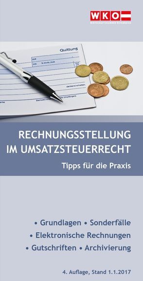 Rechnungsstellung im Umsatzsteuerrecht von Dipplinger,  Gerald, Gerner,  David