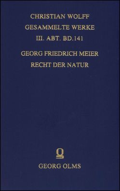 Recht der Natur von Meier,  Georg Friedrich