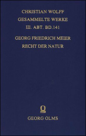 Recht der Natur von Meier,  Georg Friedrich