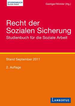 Recht der Sozialen Sicherung von Gastiger,  Sigmund, Winkler,  Jürgen