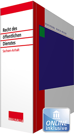 Recht des öffentlichen Dienstes Sachsen-Anhalt von Terhorst,  Andreas