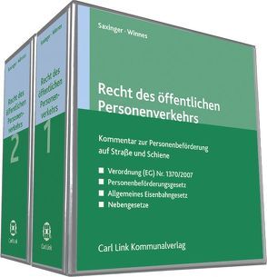 Recht des öffentlichen Personenverkehrs von Saxinger,  Andreas, Winnes,  Michael