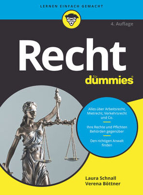 Recht für Dummies von Böttner,  Verena, Schnall,  Laura