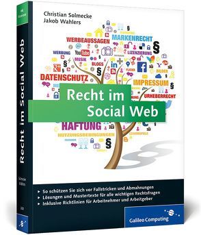 Recht im Social Web von Solmecke,  Christian, Wahlers,  Jakob