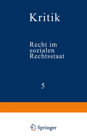 Recht im sozialen Rechtsstaat von Rehbinder,  Manfred