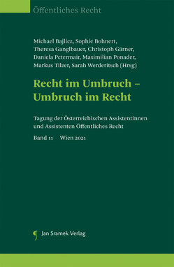 Recht im Umbruch – Umbruch im Recht von Bajlicz,  Michael, Bohnert,  Sophie, Ganglbauer,  Theresa, Gärner,  Christoph, Petermair,  Daniela, Ponader,  Maximilian, Tilzer,  Markus, Werderitsch,  Sarah