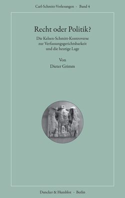 Recht oder Politik? von Grimm,  Dieter