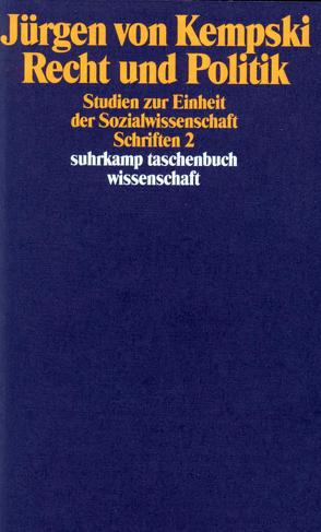 Recht und Politik von Eschbach,  Achim, Kempski,  Jürgen von