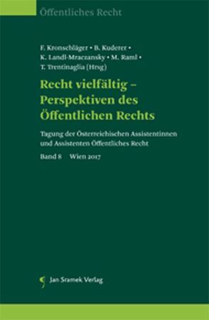 Recht Vielfältig – Perspektiven des Öffentlichen Rechts von Kronschläger,  Florian, Kuderer,  Bernhard, Landl-Mraczansky,  Katrin, Raml,  Michael, Trentinaglia,  Thomas