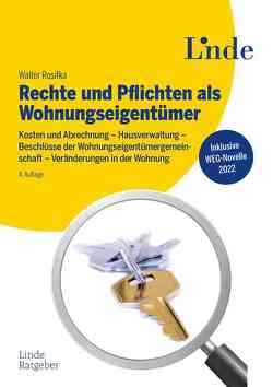 Rechte und Pflichten als Wohnungseigentümer von Rosifka,  Walter