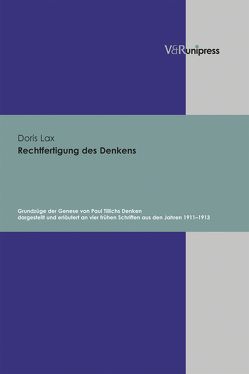 Rechtfertigung des Denkens von Lax,  Doris