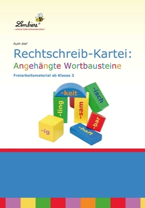 Rechtschreib-Kartei: Angehängte Wortbausteine von Alef,  Ruth