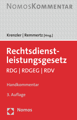 Rechtsdienstleistungsgesetz von Krenzler,  Michael, Remmertz,  Frank R.