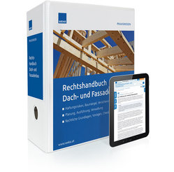 Rechtshandbuch Dach- und Fassadenbau von Albert,  Raphael LLB. oec., Arch.Dipl.Ing. Douschan,  Herbert, DI Kerschhagl,  Josef, DI Krähan,  Stefan, Dipl.Ing. Dr. Benda,  Peter, Dr. Haberer,  Melanie, Dr. Lang,  Maria, Dr. Novak,  Renate, Dr. Scherzer,  Albert LL.M., Dr. Zahiragic,  Karin, Mag. Futterknecht,  Andrea, Mag. Hübl,  Ayo-Victor, Mag. Malacek,  Jan-Thorsten, Mag. Noss,  Vera LL.M., Mag. Purtscher,  Clemens, Mag. Wehrberger,  Florian,  MSc, MMag. Egger,  Petra