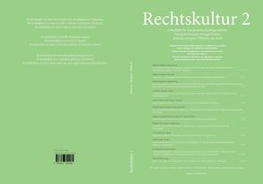 Rechtskultur 2 von Czeguhn,  Ignacio, Gschwend,  Lukas, Heirbaut,  Dirk, Löhnig,  Martin, Sánchez Aranda,  Antonio