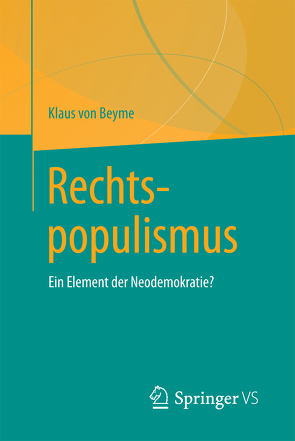 Rechtspopulismus von von Beyme,  Klaus