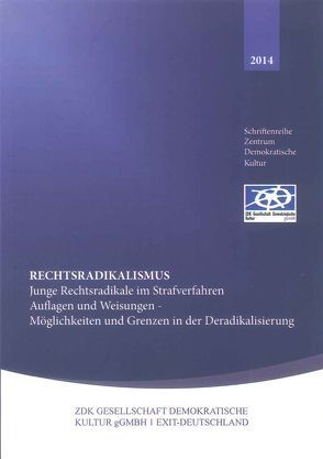 Rechtsradikalismus – Junge Rechtsradikale im Strafverfahren Auflagen und Weisungen