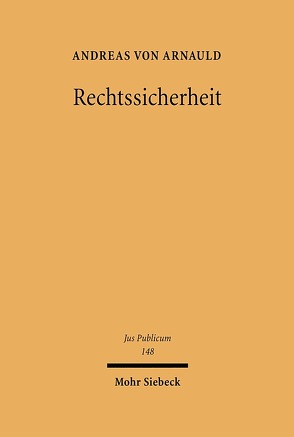 Rechtssicherheit von von Arnauld,  Andreas