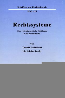 Rechtssysteme. von Eckhoff,  Torstein, Sundby,  Nils Kristian