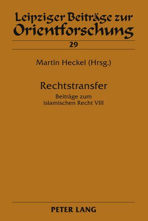 Rechtstransfer von Heckel,  Martin