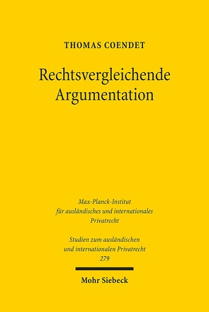 Rechtsvergleichende Argumentation von Coendet,  Thomas