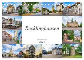 Recklinghausen Impressionen (Tischkalender 2024 DIN A5 quer), CALVENDO Monatskalender von Meutzner,  Dirk