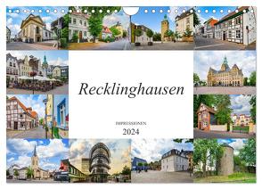 Recklinghausen Impressionen (Wandkalender 2024 DIN A4 quer), CALVENDO Monatskalender von Meutzner,  Dirk