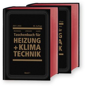 Recknagel – Taschenbuch für Heizung und Klimatechnik 80. Ausgabe 2021/2022 – E-Book PDF als Download unbegrenzte Mehrplatzlizenz von Albers,  Karl-Josef