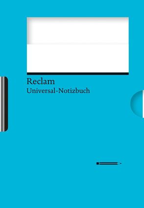 Reclams Universal-Notizbuch (blau) von Blum,  Wolfgang